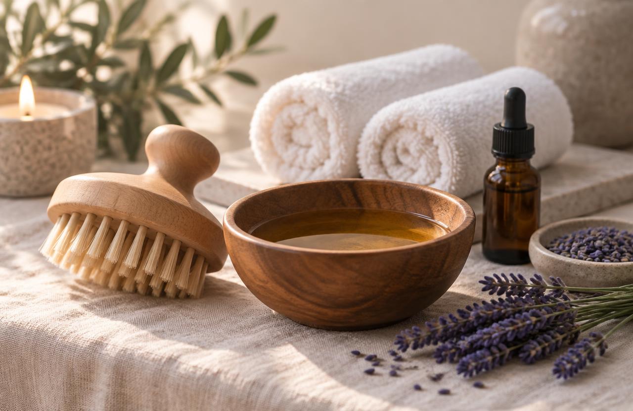 WARM BOTANICAL SCALP & SOLE MELT